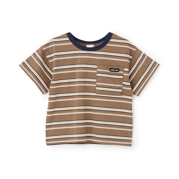 【防汚加工】マルチボーダー半袖Tシャツ