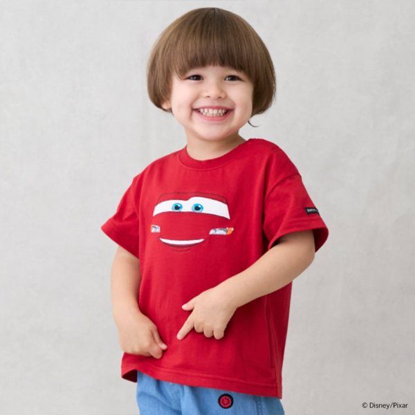 【Disney】フェイスグラフィック半袖Tシャツ