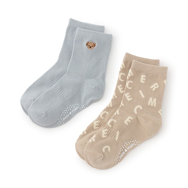 BOYSくま・MERCIソックス2P