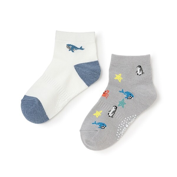 BOYS接触冷感ソックス2P