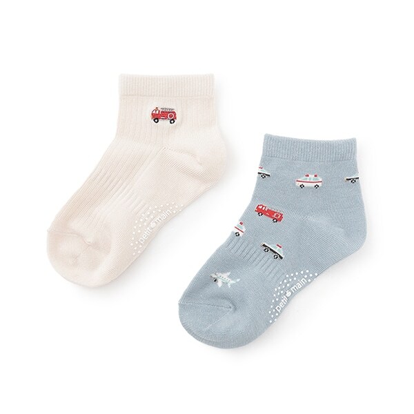 BOYS吸水速乾ソックス2P