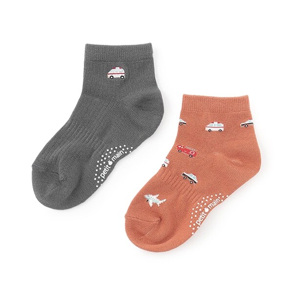 BOYS吸水速乾ソックス2P