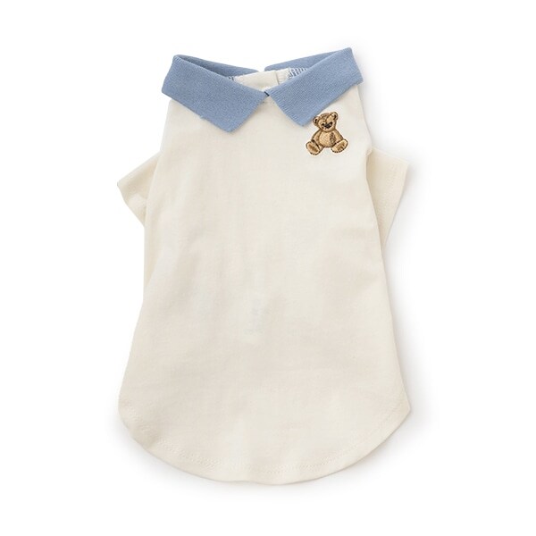 【DOG】【接触冷感】ポロ衿配色Tシャツ