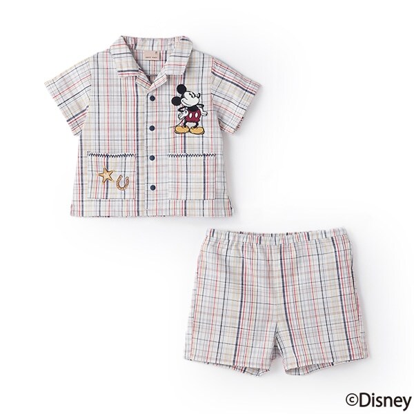 【Disney】開衿シャツセットアップ