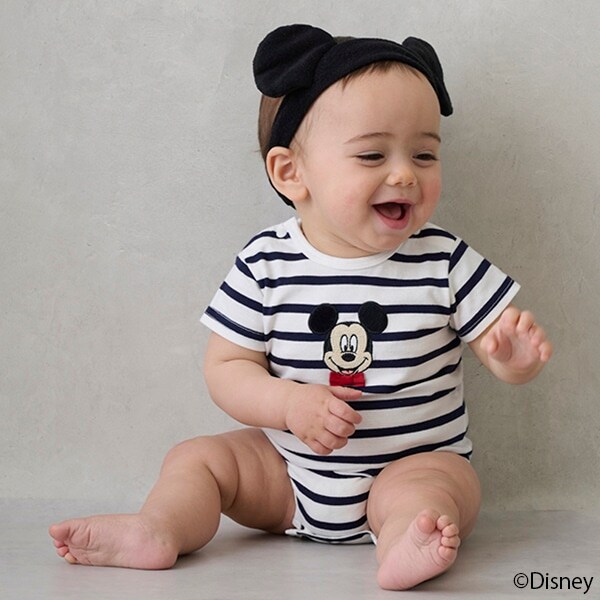 【Disney】ヘアバンドつきロンパース