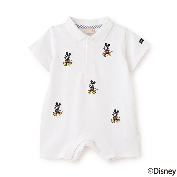 【Disney】刺しゅうポロカバーオール