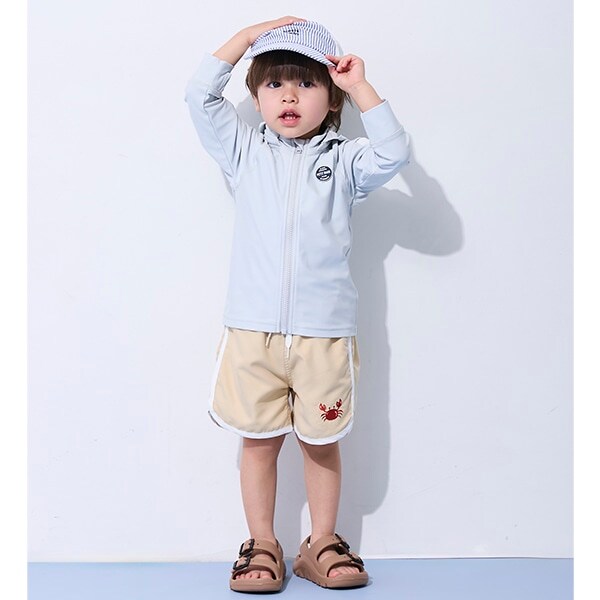 【SWIM】ワンポイント刺しゅうスイムパンツ