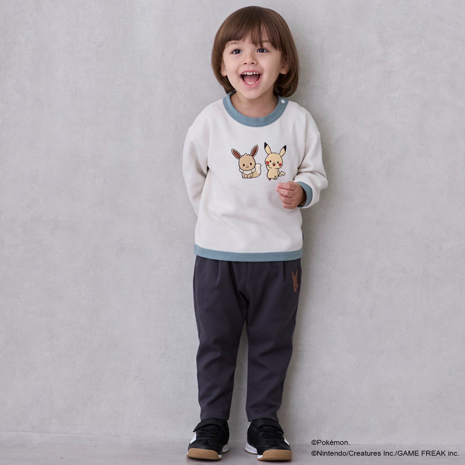 【モンポケ】ポケット刺繍パンツ