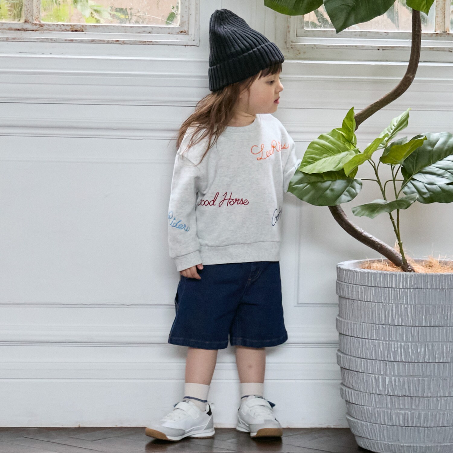 【Lee】ペインターハーフパンツ