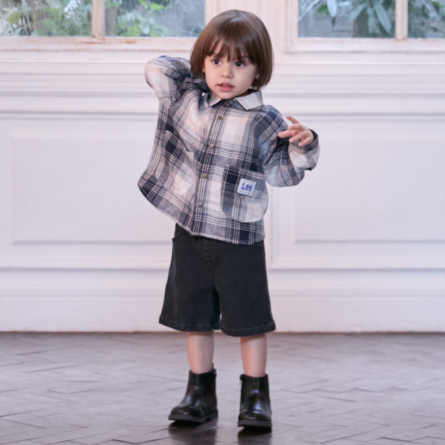 【Lee】ペインターハーフパンツ