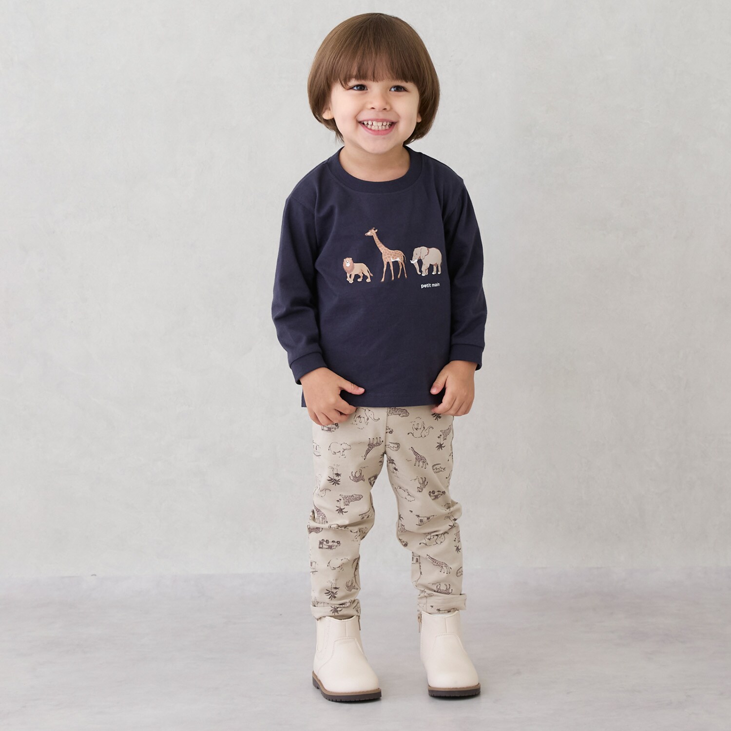 【プティプラ】BOYS10分丈レギンス