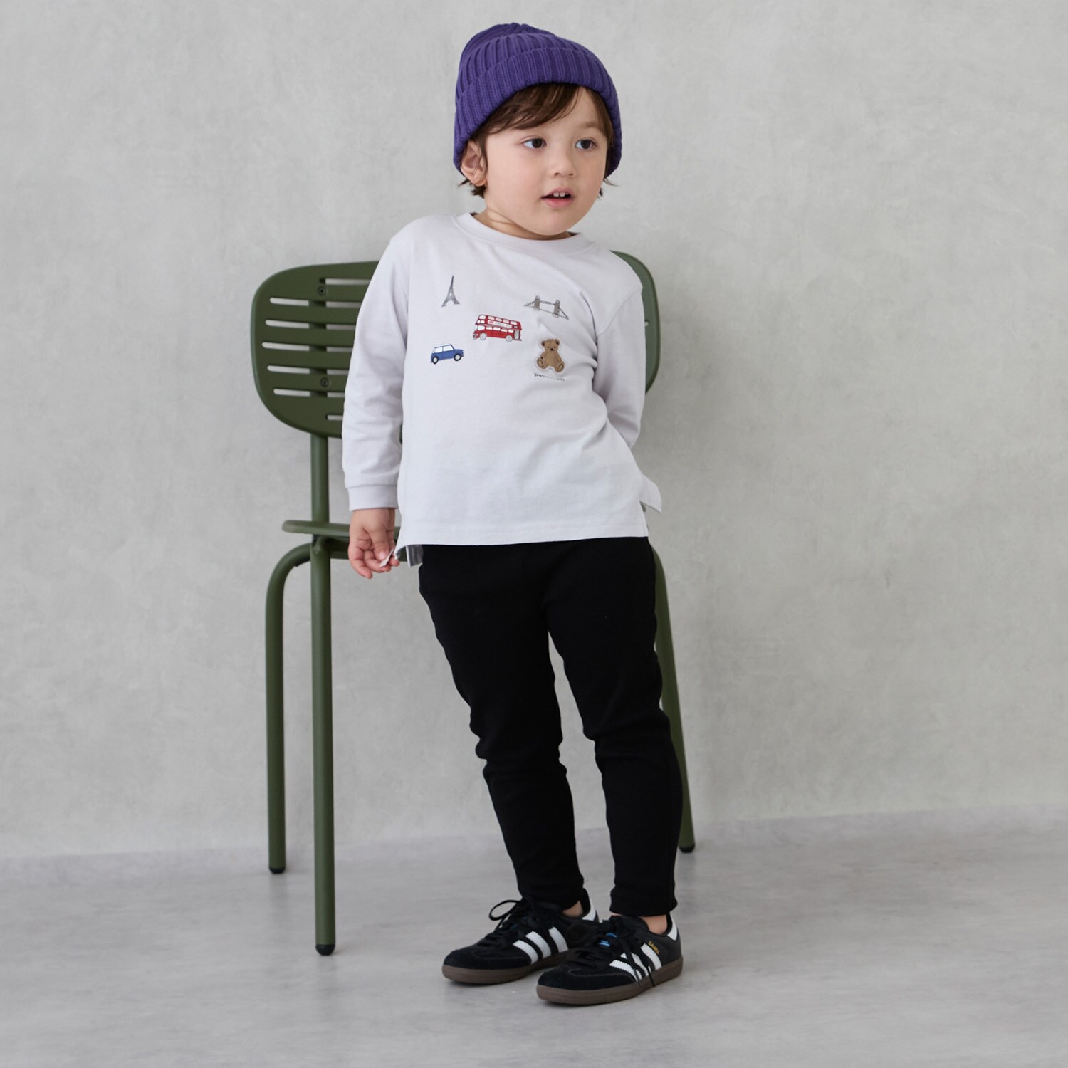 【プティプラ】BOYS10分丈レギンス