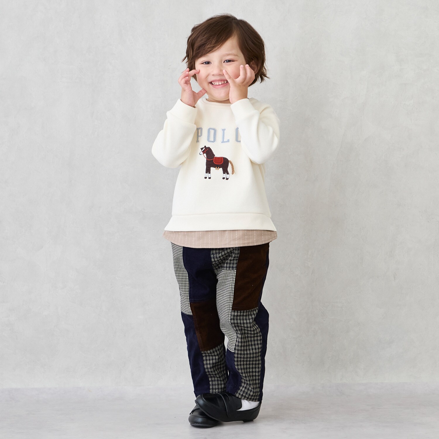 パッチワークパンツ