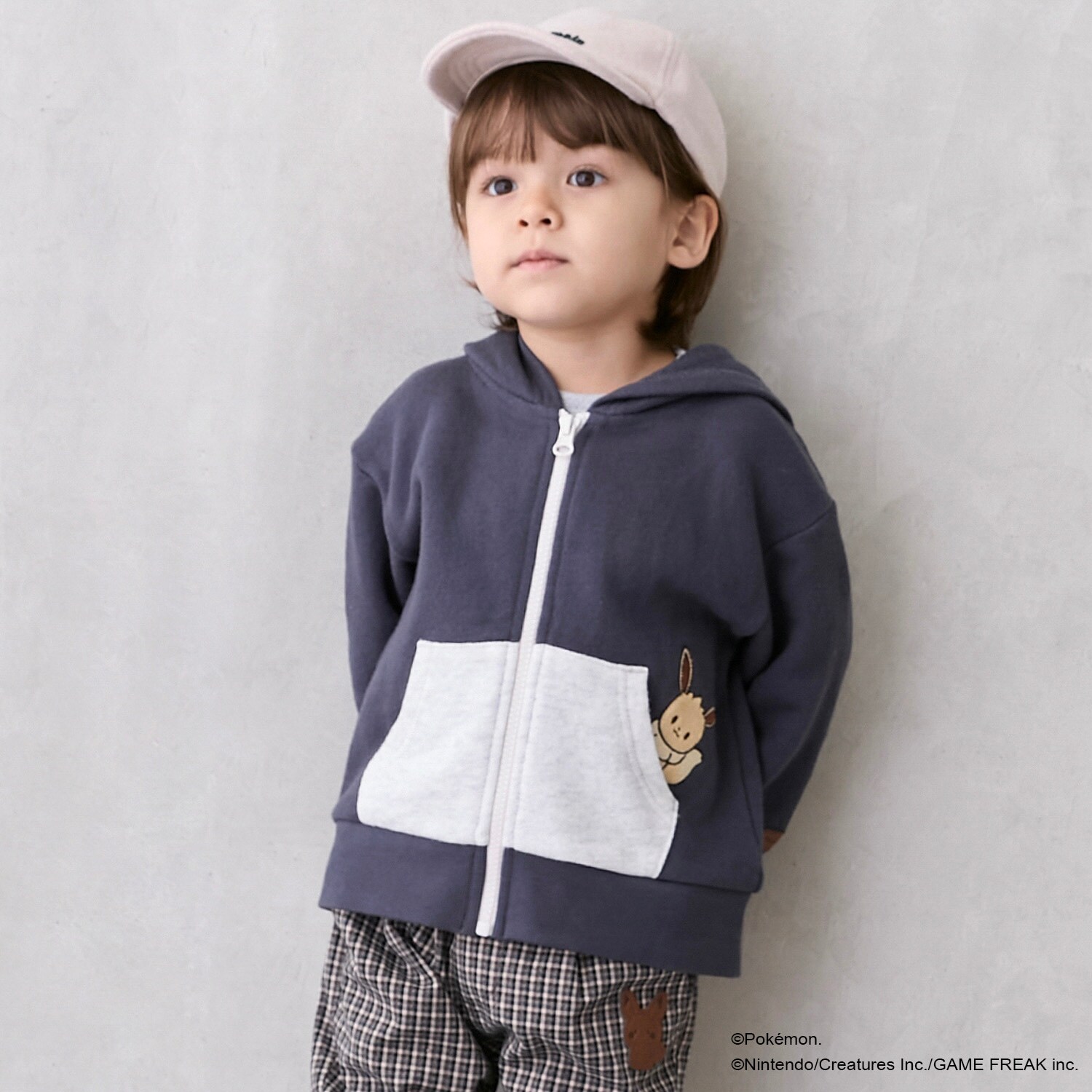 【モンポケ】ジップパーカー