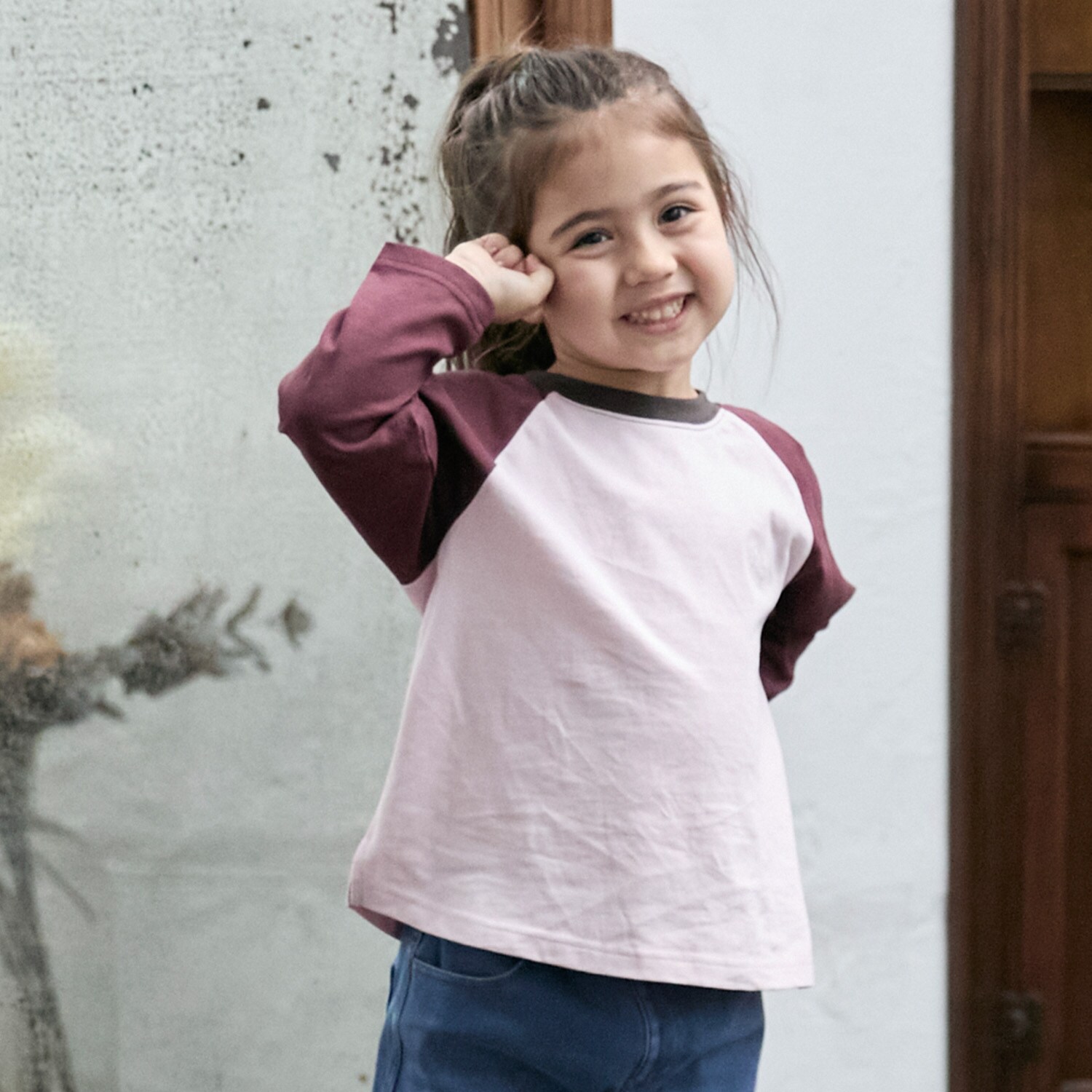 【オーガニック】ラグラン長袖Tシャツ