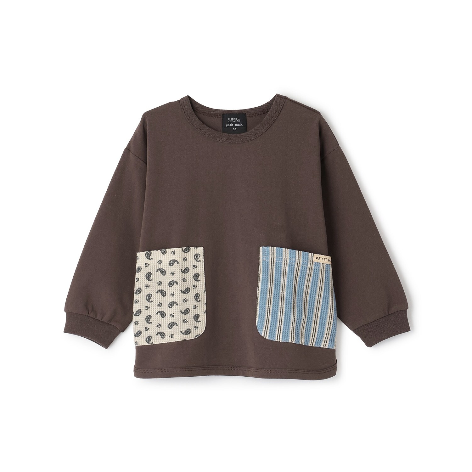 【オーガニック】ポケット長袖Tシャツ