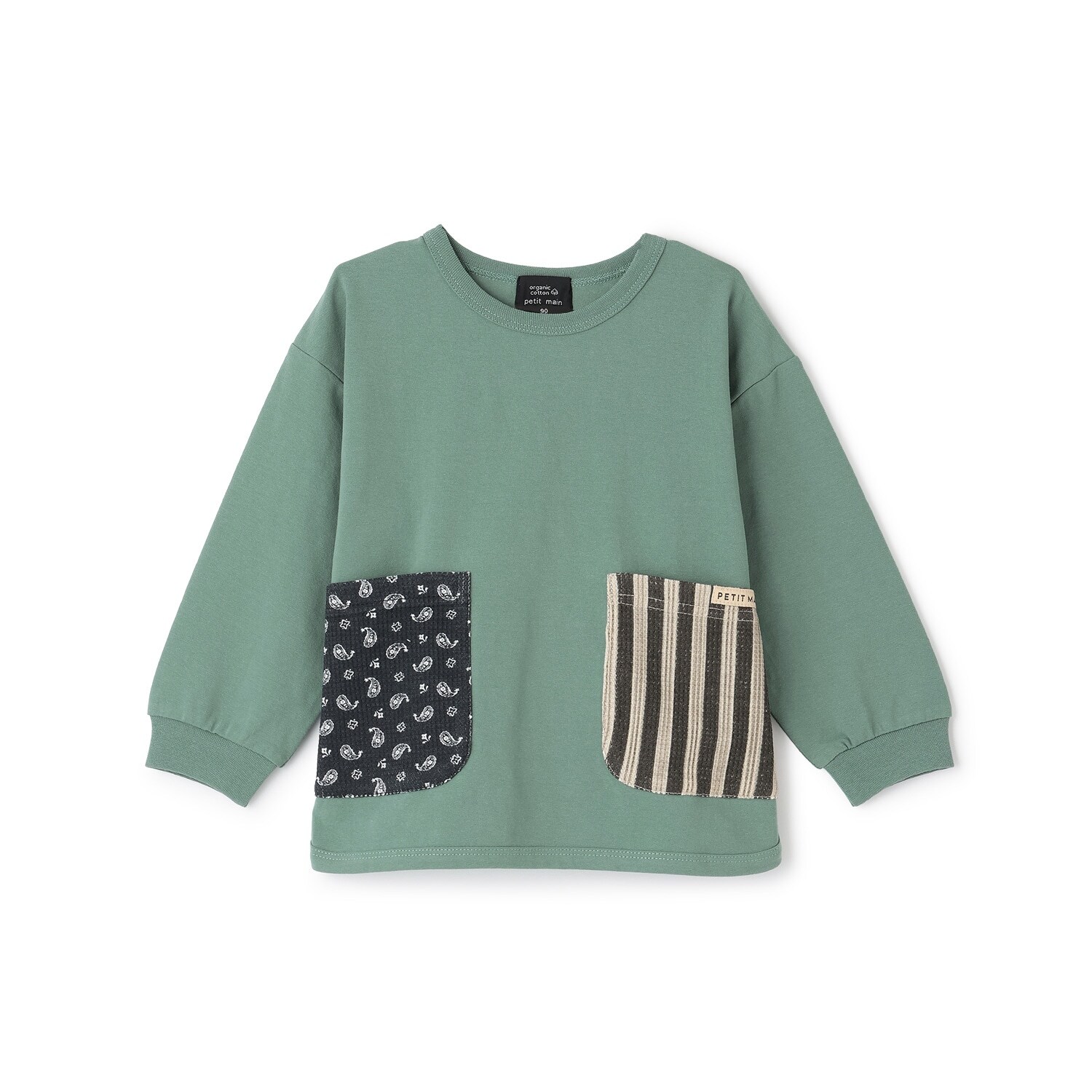 【オーガニック】ポケット長袖Tシャツ