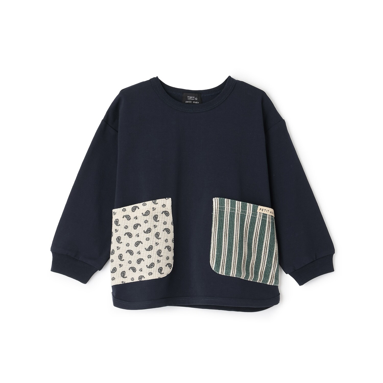 【オーガニック】ポケット長袖Tシャツ