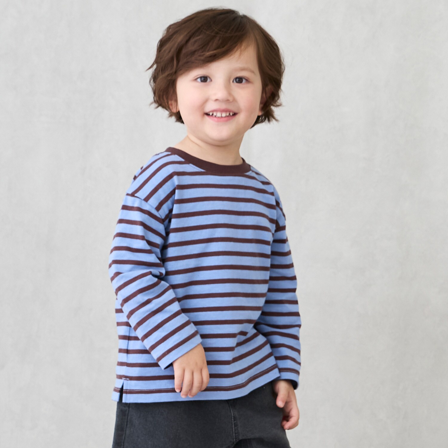 【GOODPRICE/食品防汚】ボーダー長袖T