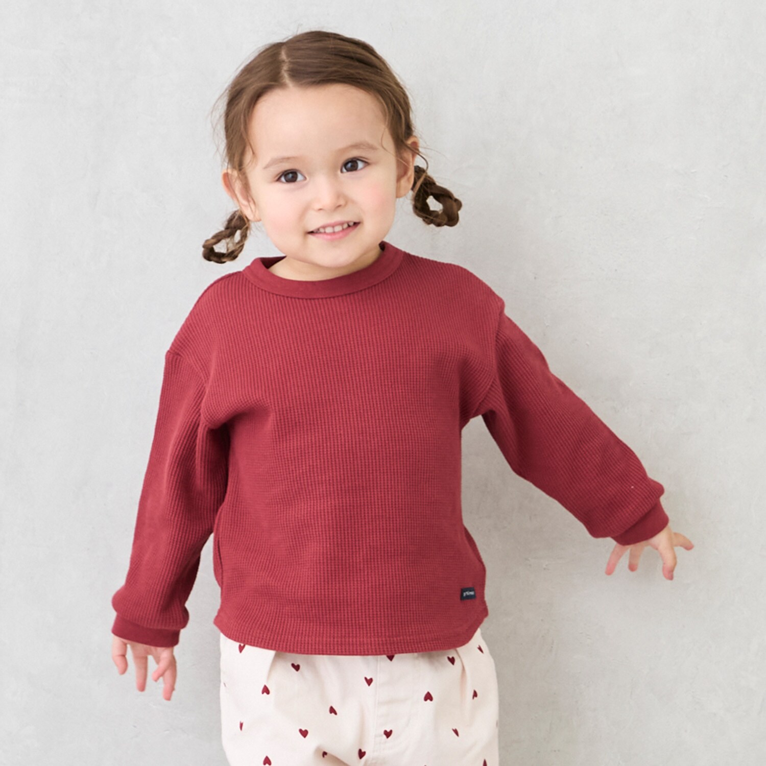 【GOODPRICE】ワッフル長袖Tシャツ