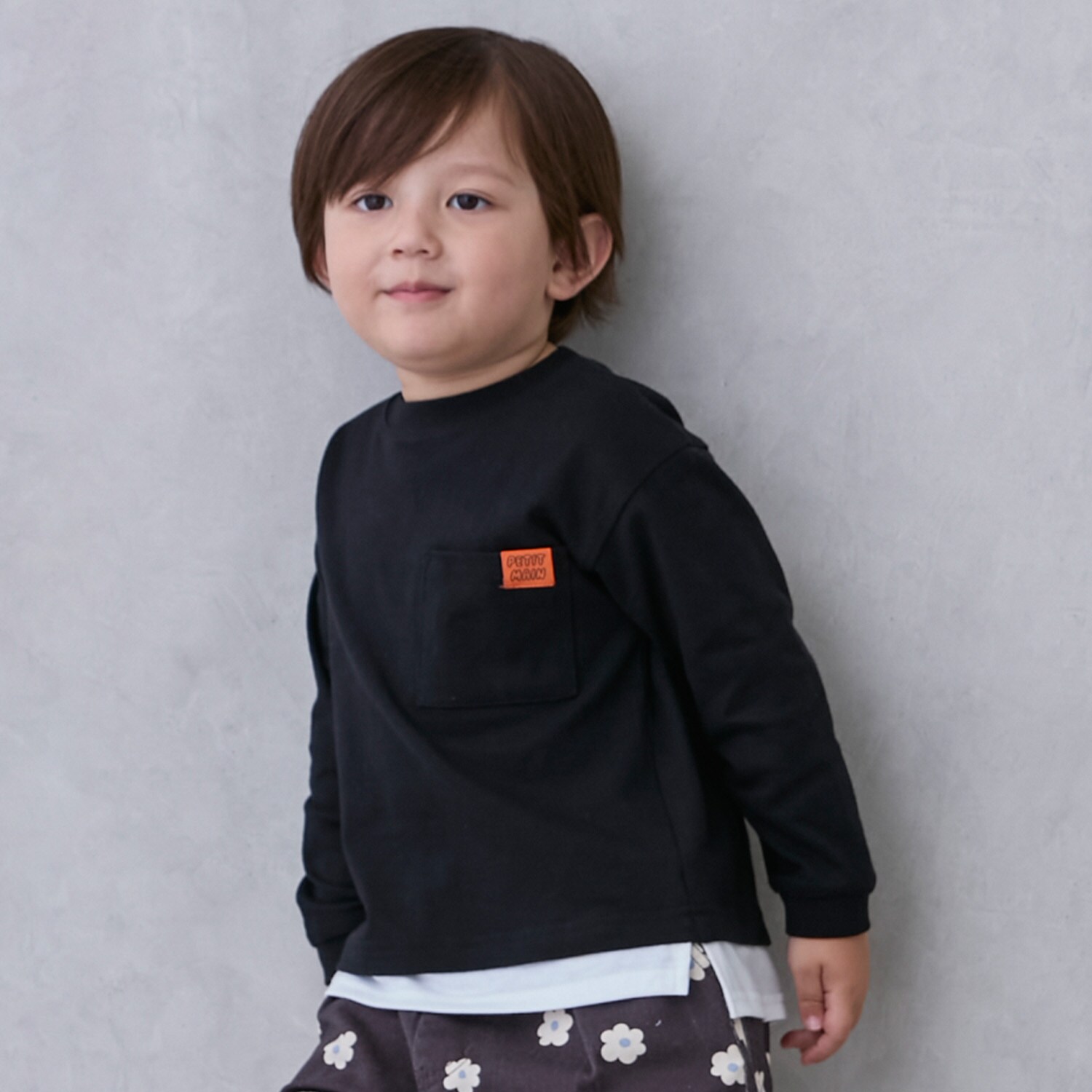 【GOODPRICE/食品防汚】裾レイヤード長袖T