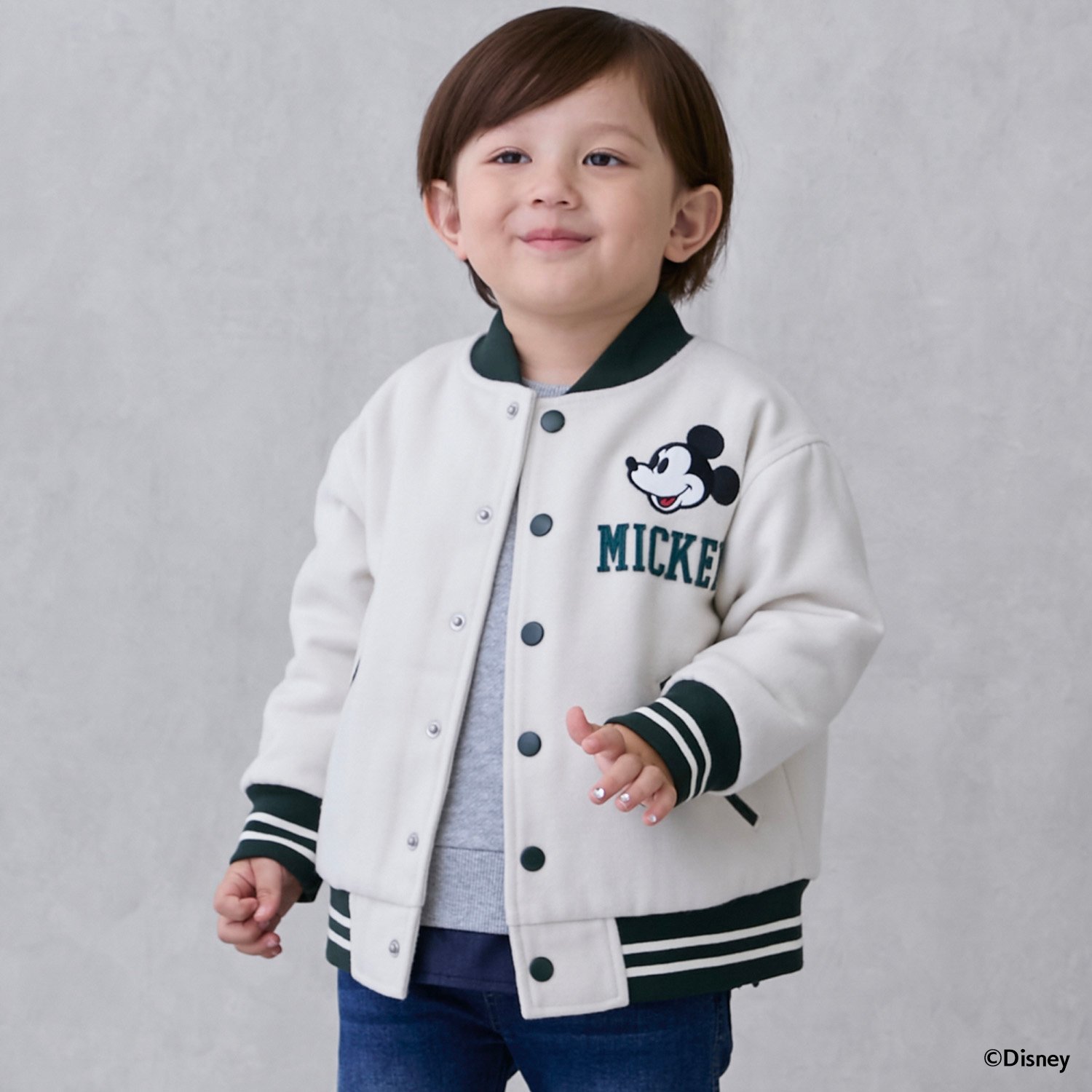 【Disney/リンク/洗える】スタジャン
