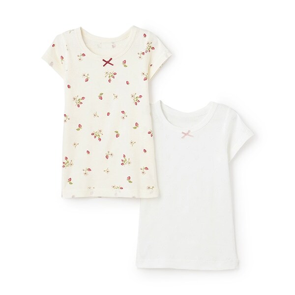 【弱酸性】半袖肌着2P