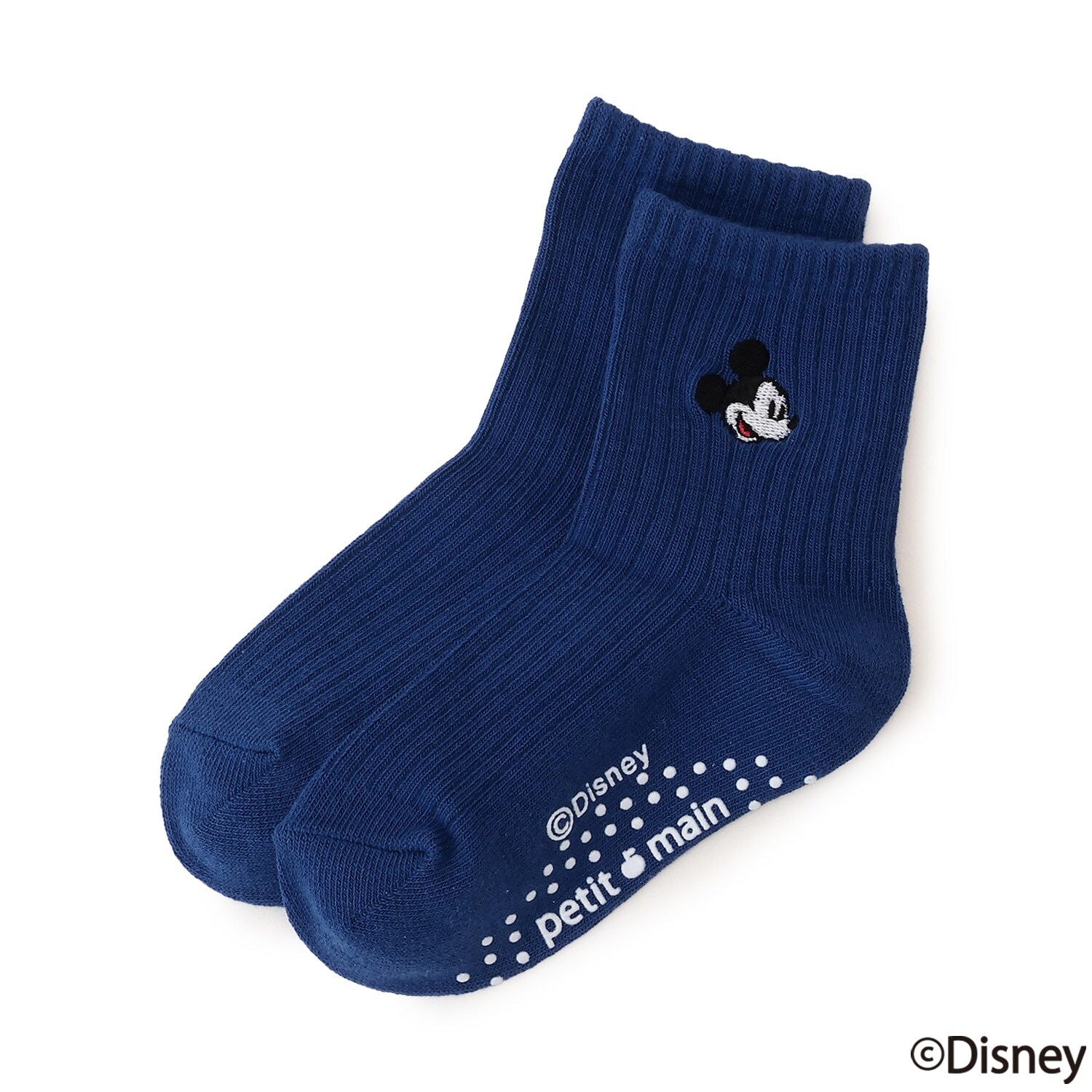 【Disney】ミッキー/刺しゅう靴下