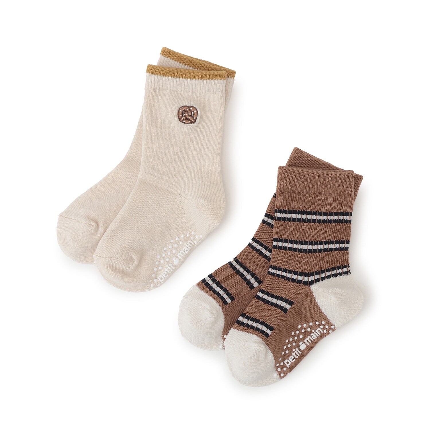 パン刺しゅうソックス2P