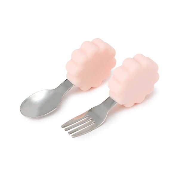 にぎりやすいシリコンカトラリーセット/L