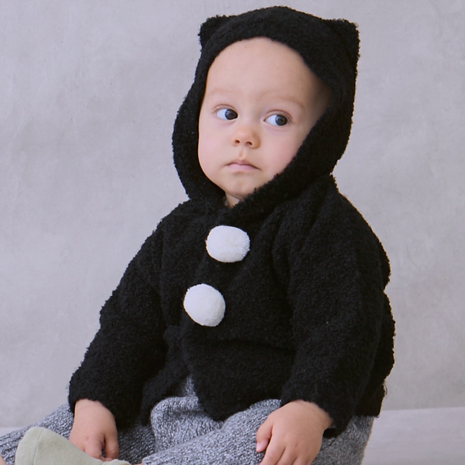 ねこニットカーディガン