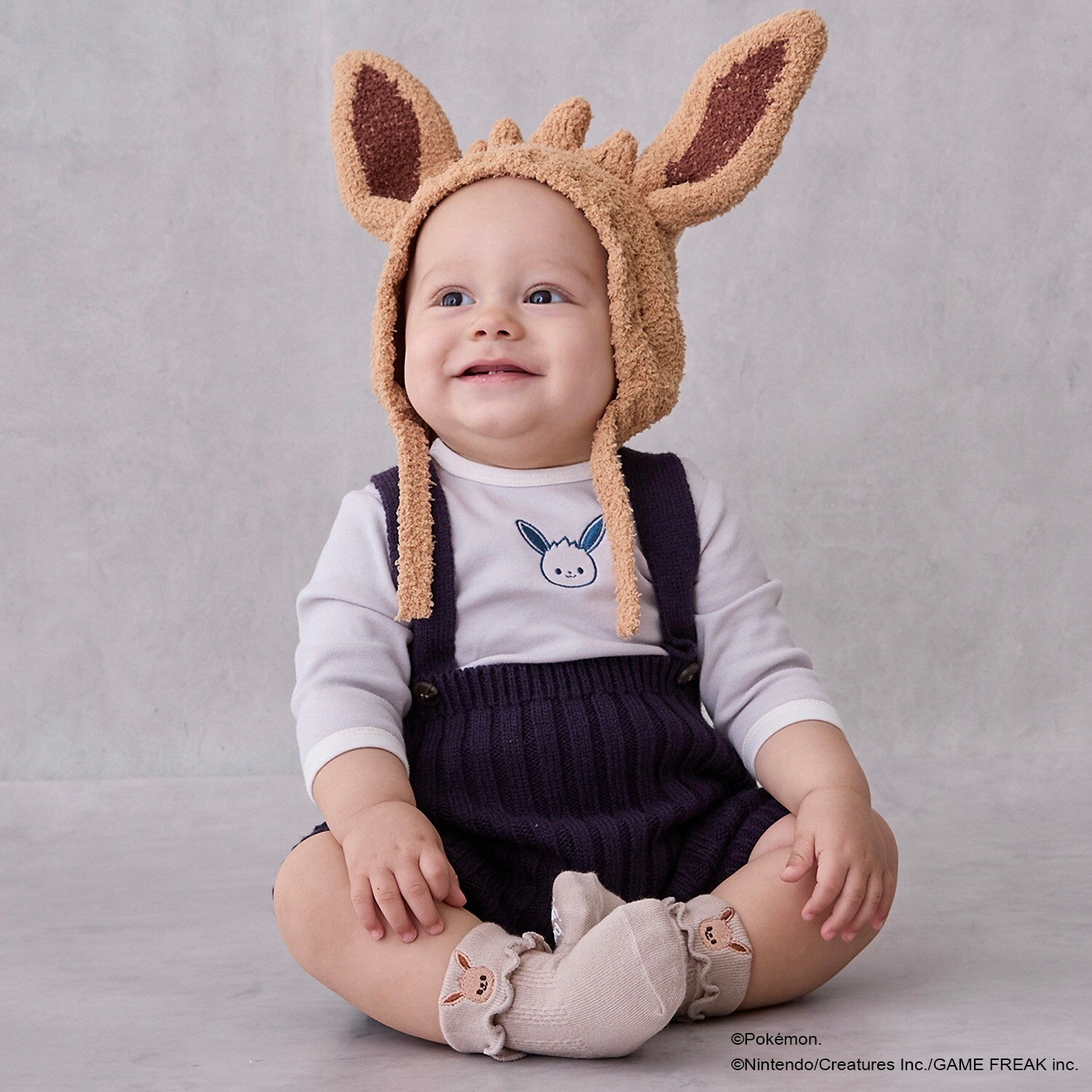 【モンポケ】サス付きパンツセット