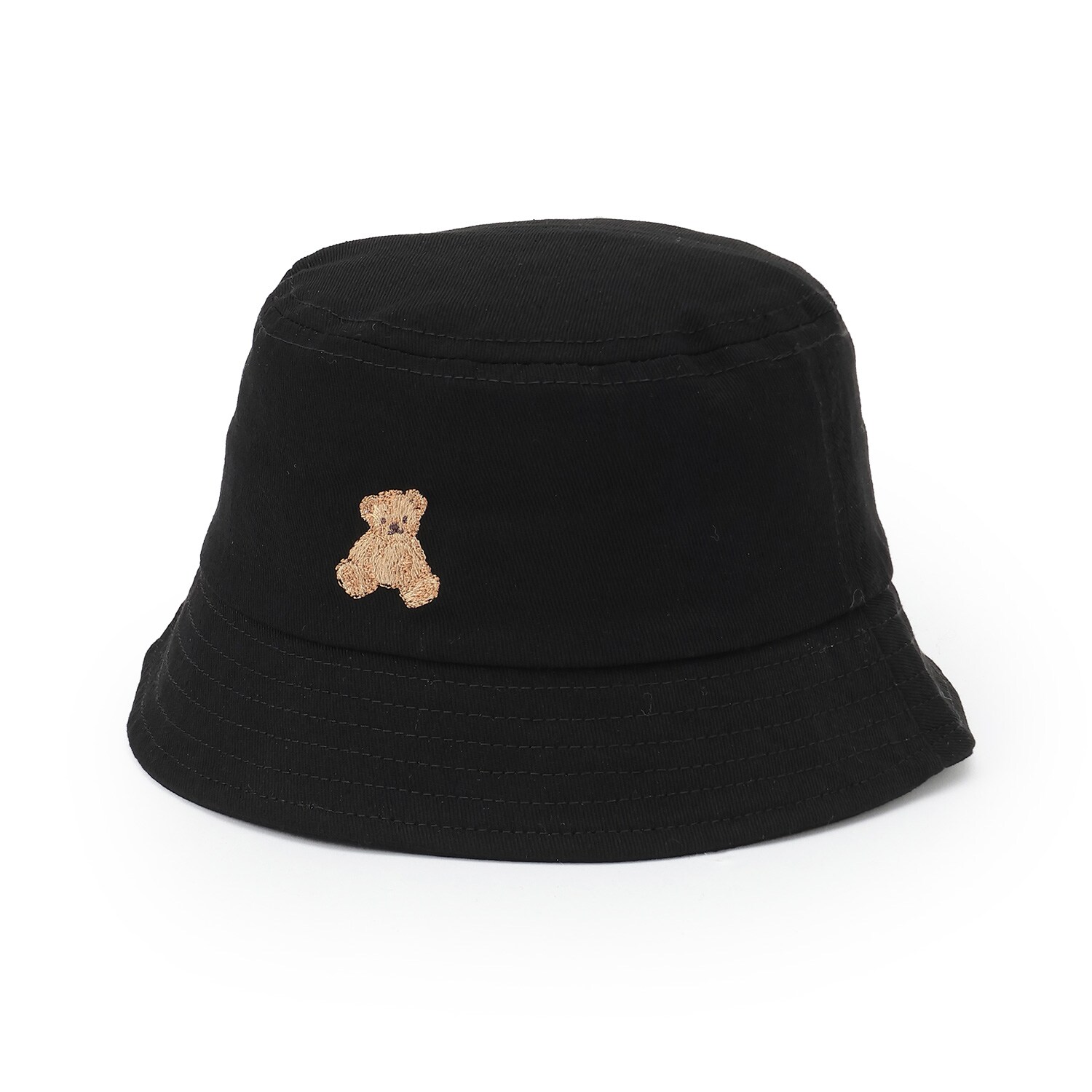 くま刺しゅうバケットハット