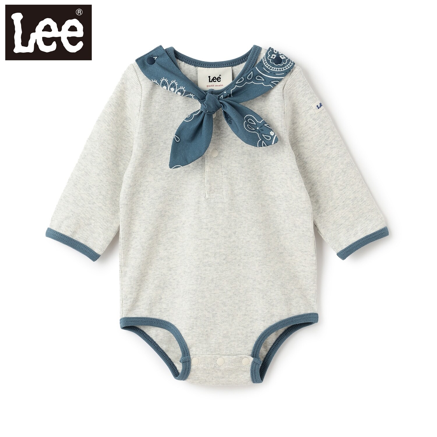 【Lee】バンダナ付きロンパース