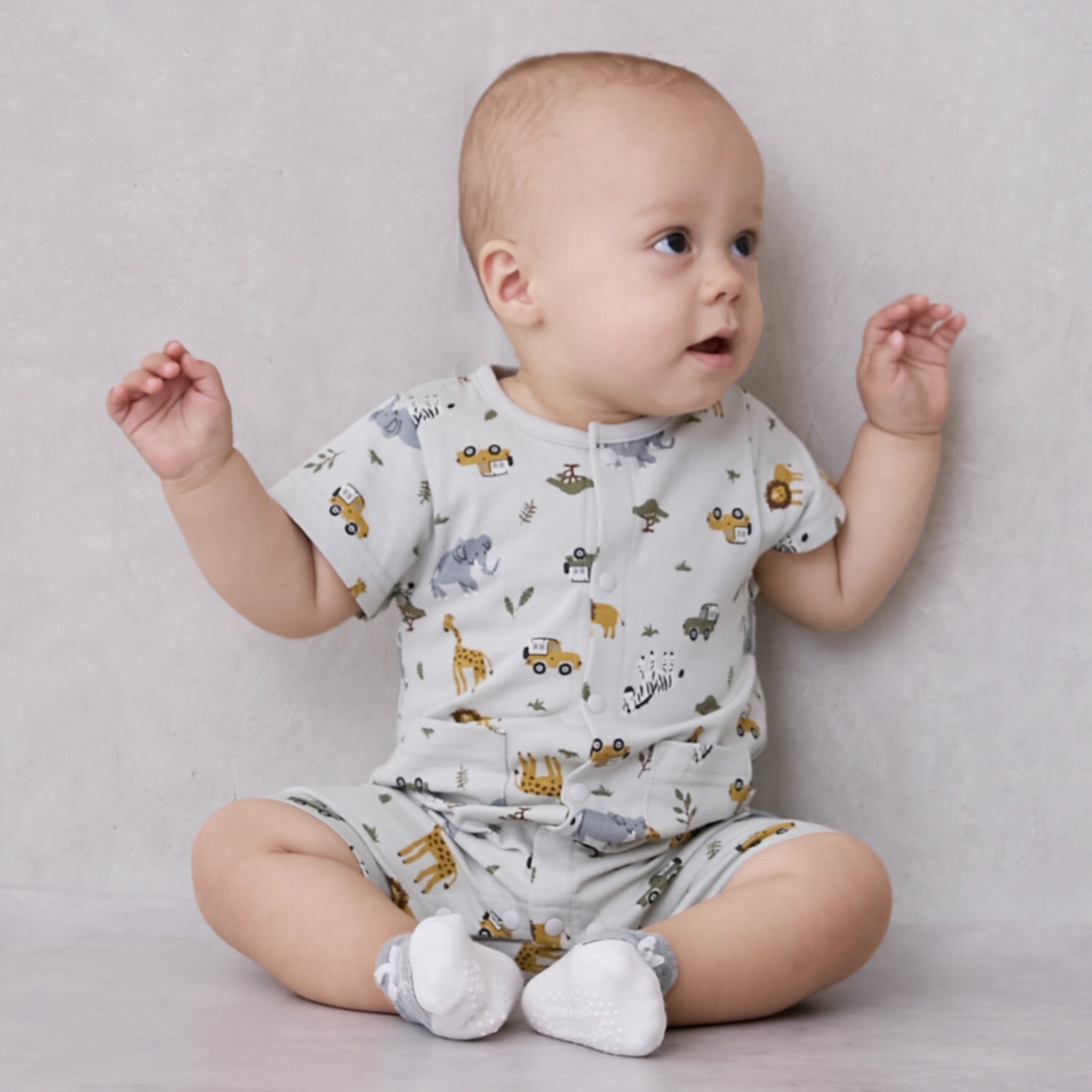 【GOODPRICE】半袖カバーオール