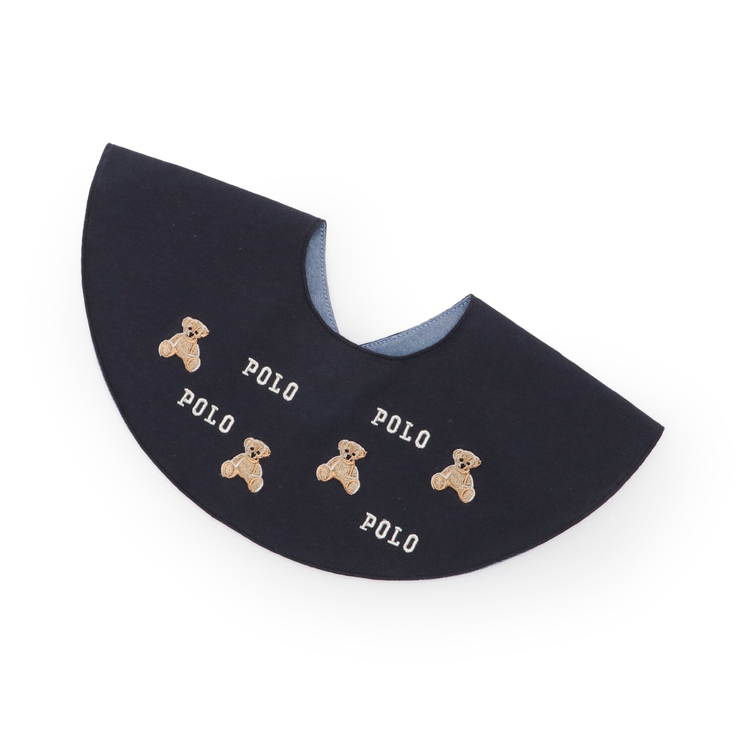 【POLO BCS】モチーフ刺繍スタイ