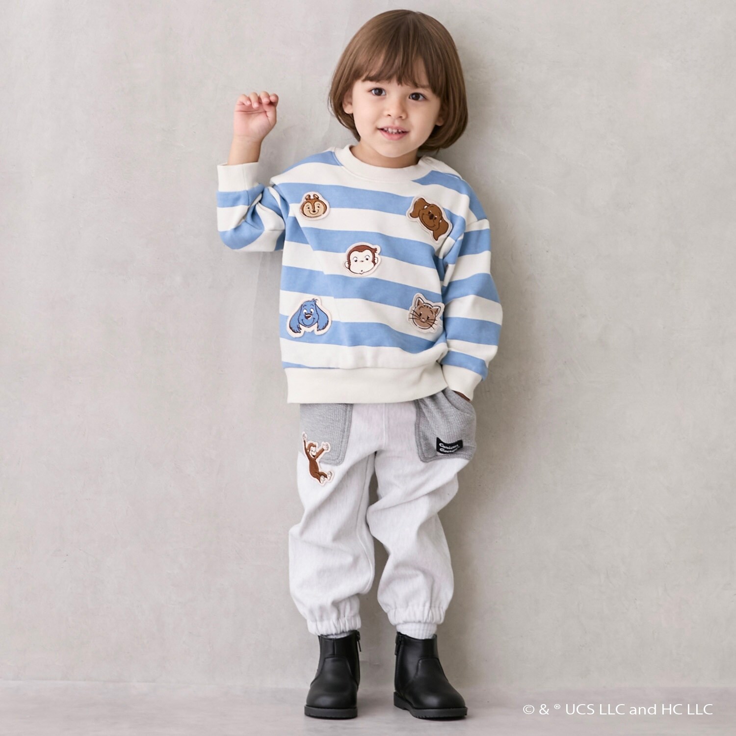 【おさるのジョージ】カットロングパンツ