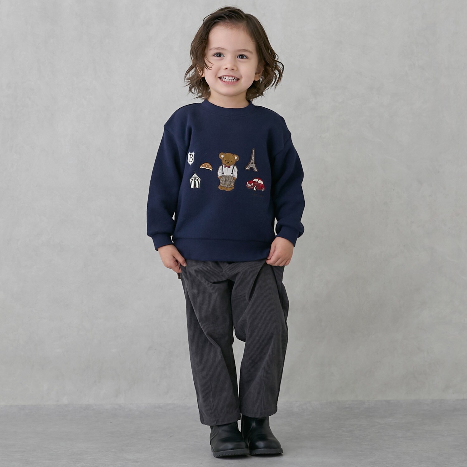 ゆるシルエットタックパンツ