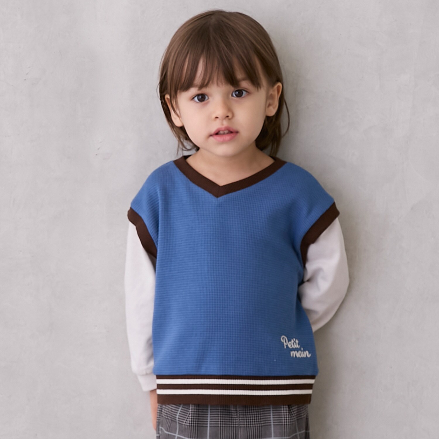 ベストレイヤード長袖Tシャツ