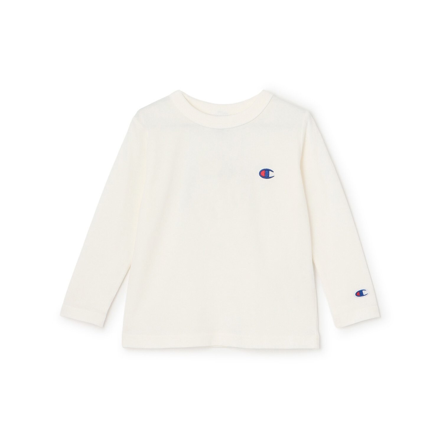 【champion】ワンポイント長袖Tシャツ(サイズ:100～150)