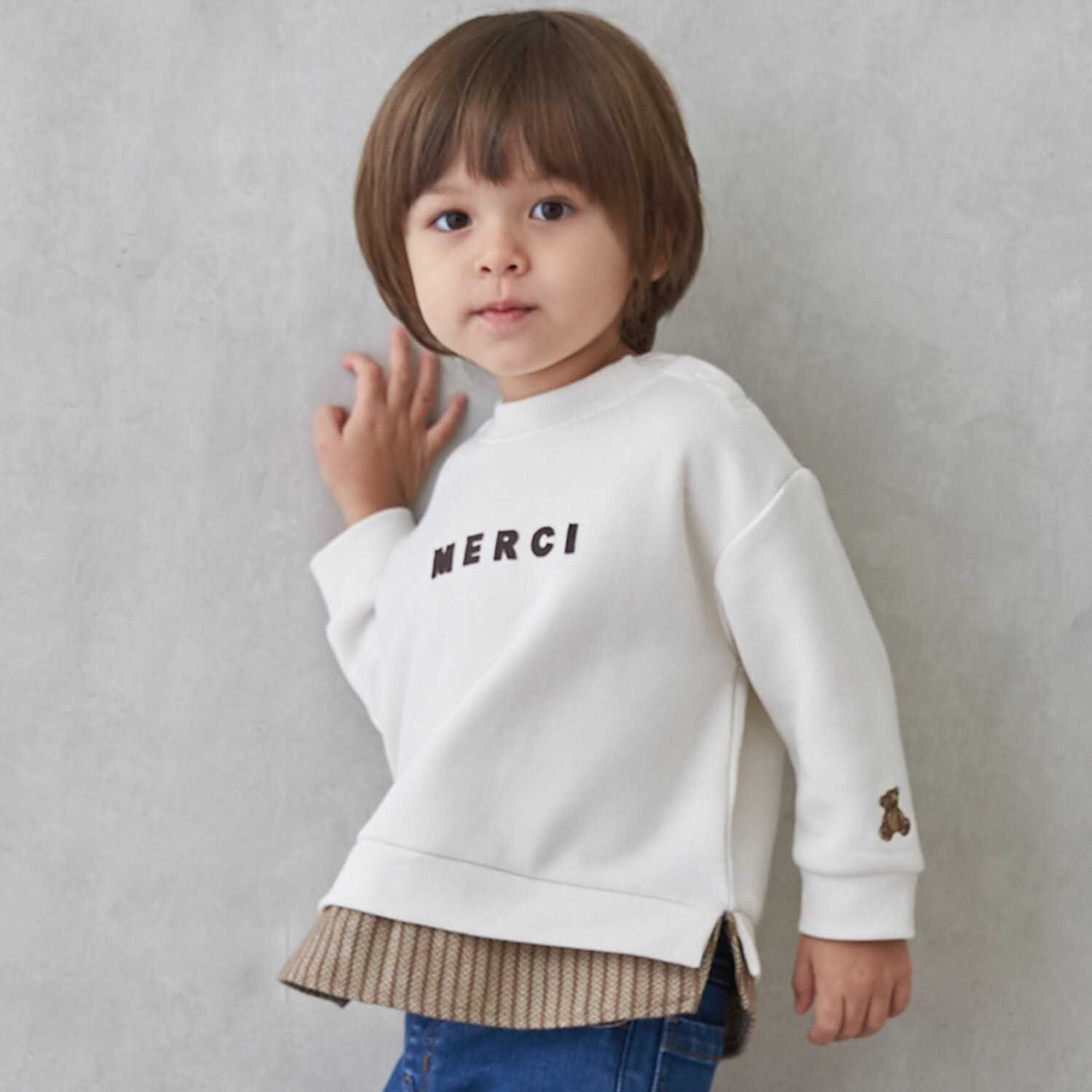 【リンク】ちびロゴアップリケトレーナー