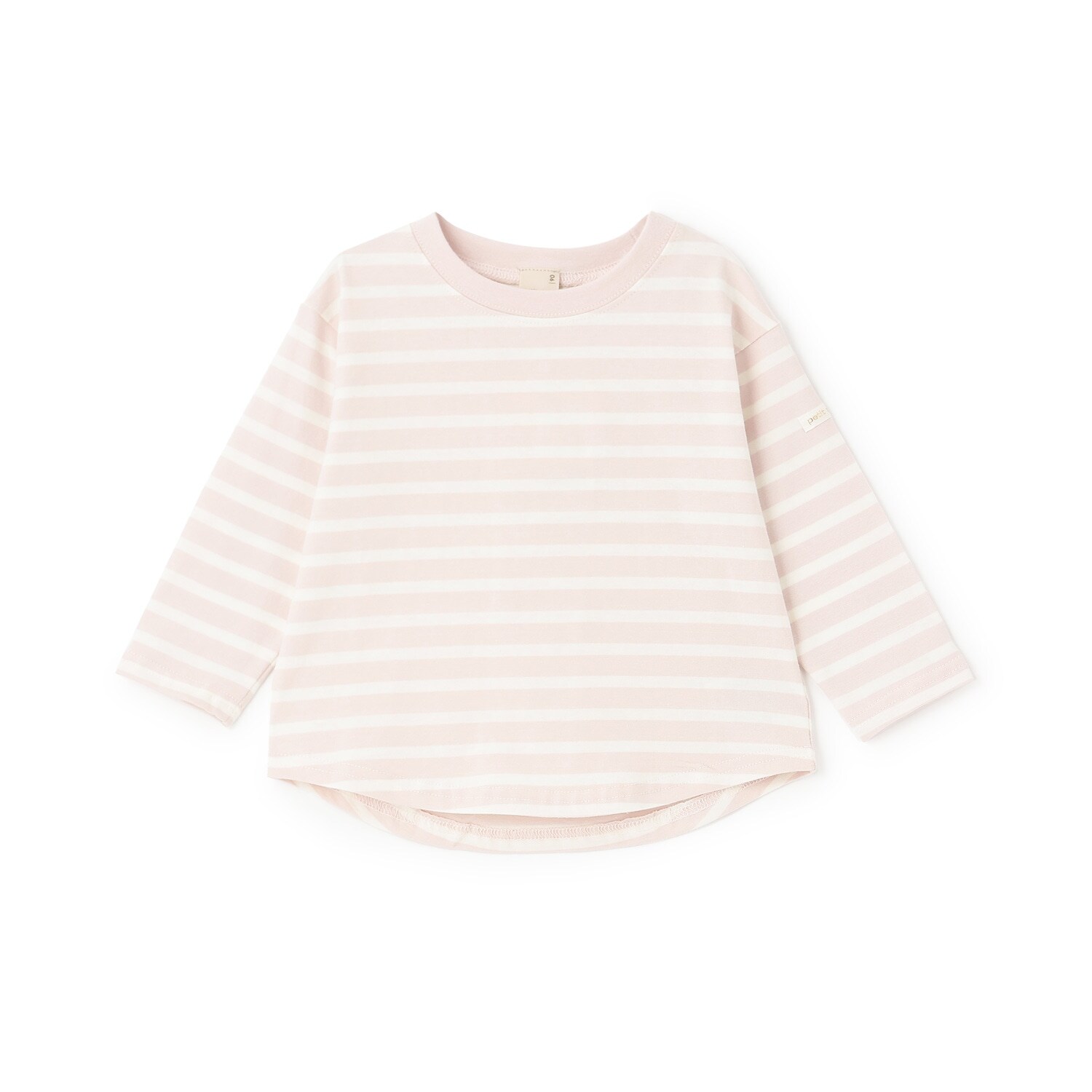 【食品防汚】ボーダー長袖Tシャツ