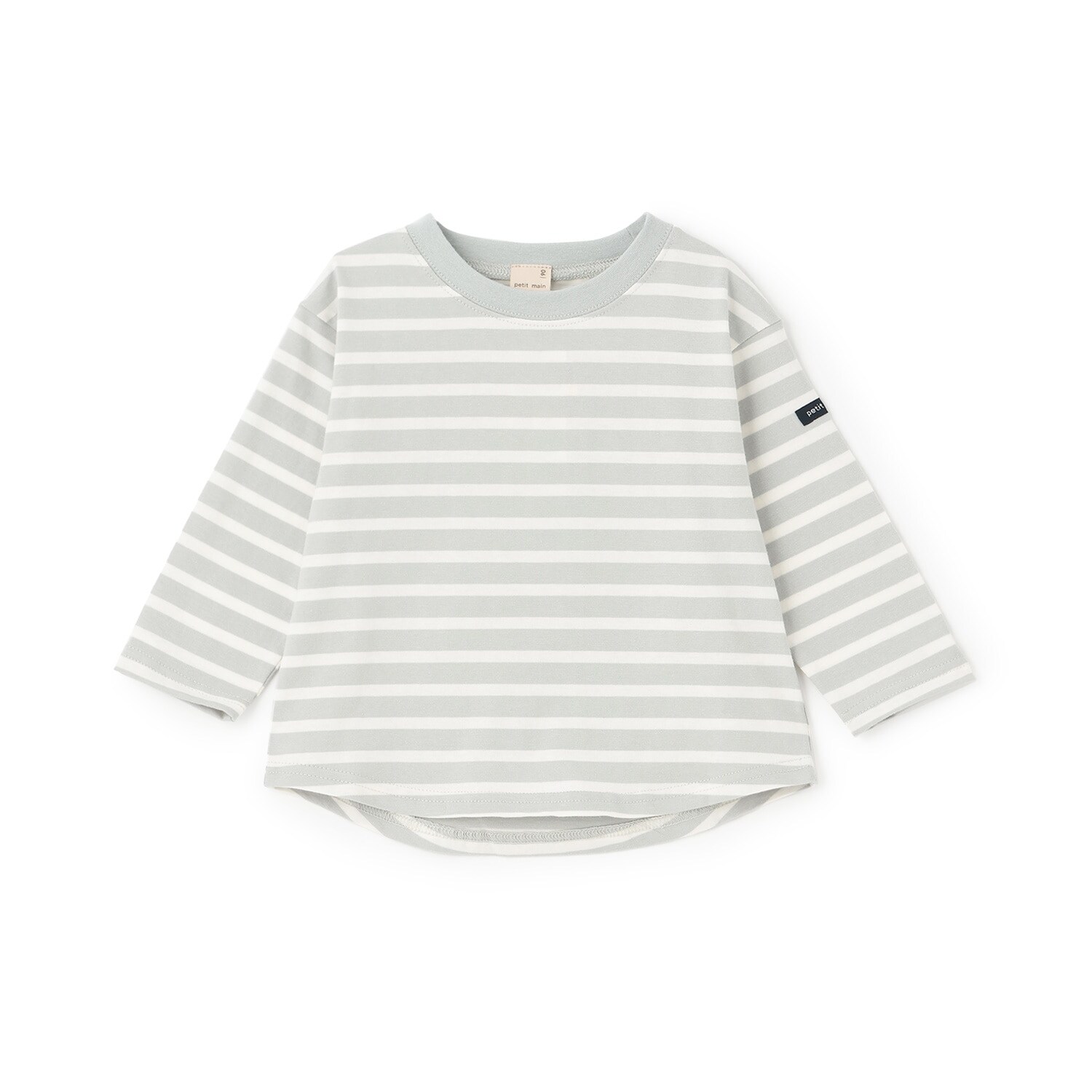 【食品防汚】ボーダー長袖Tシャツ