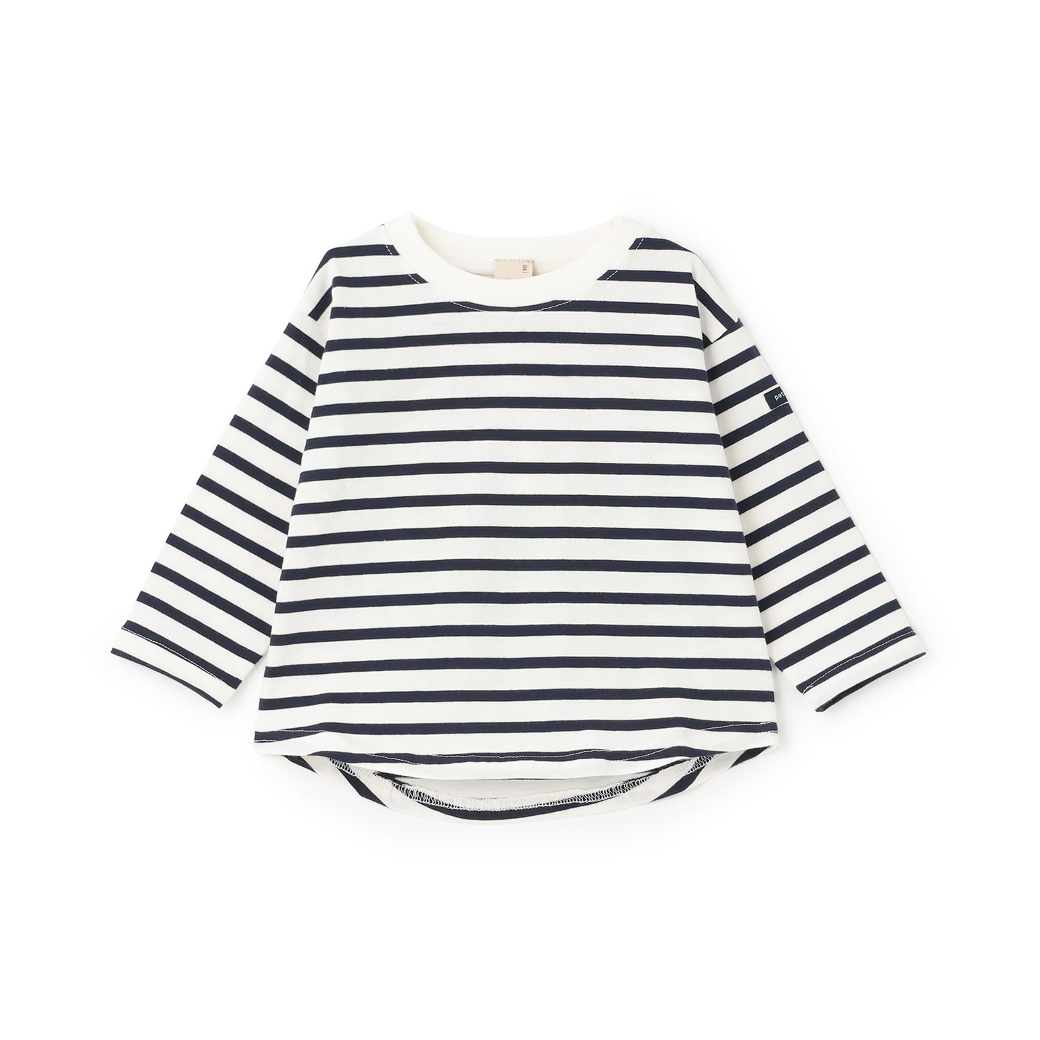 【食品防汚】ボーダー長袖Tシャツ