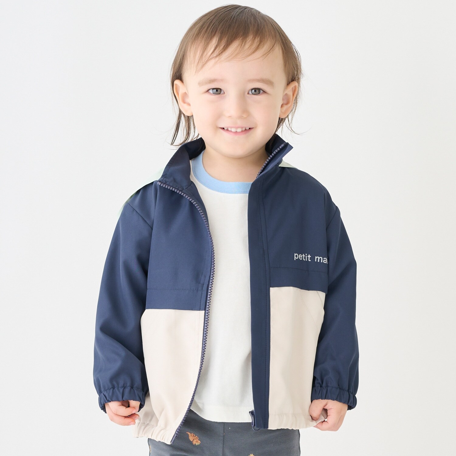 【撥水加工】配色ウィンブレ