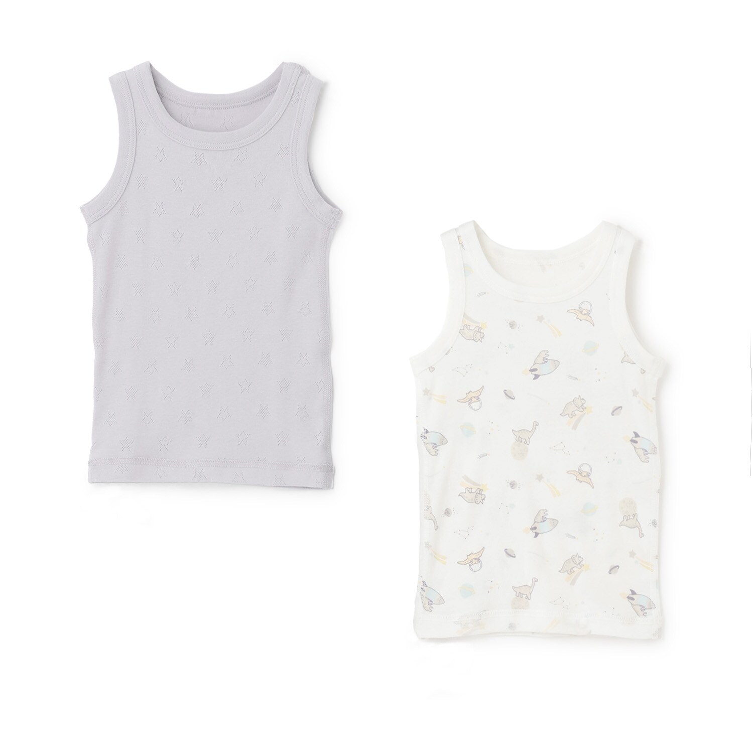 【弱酸性】男児タンク肌着2P