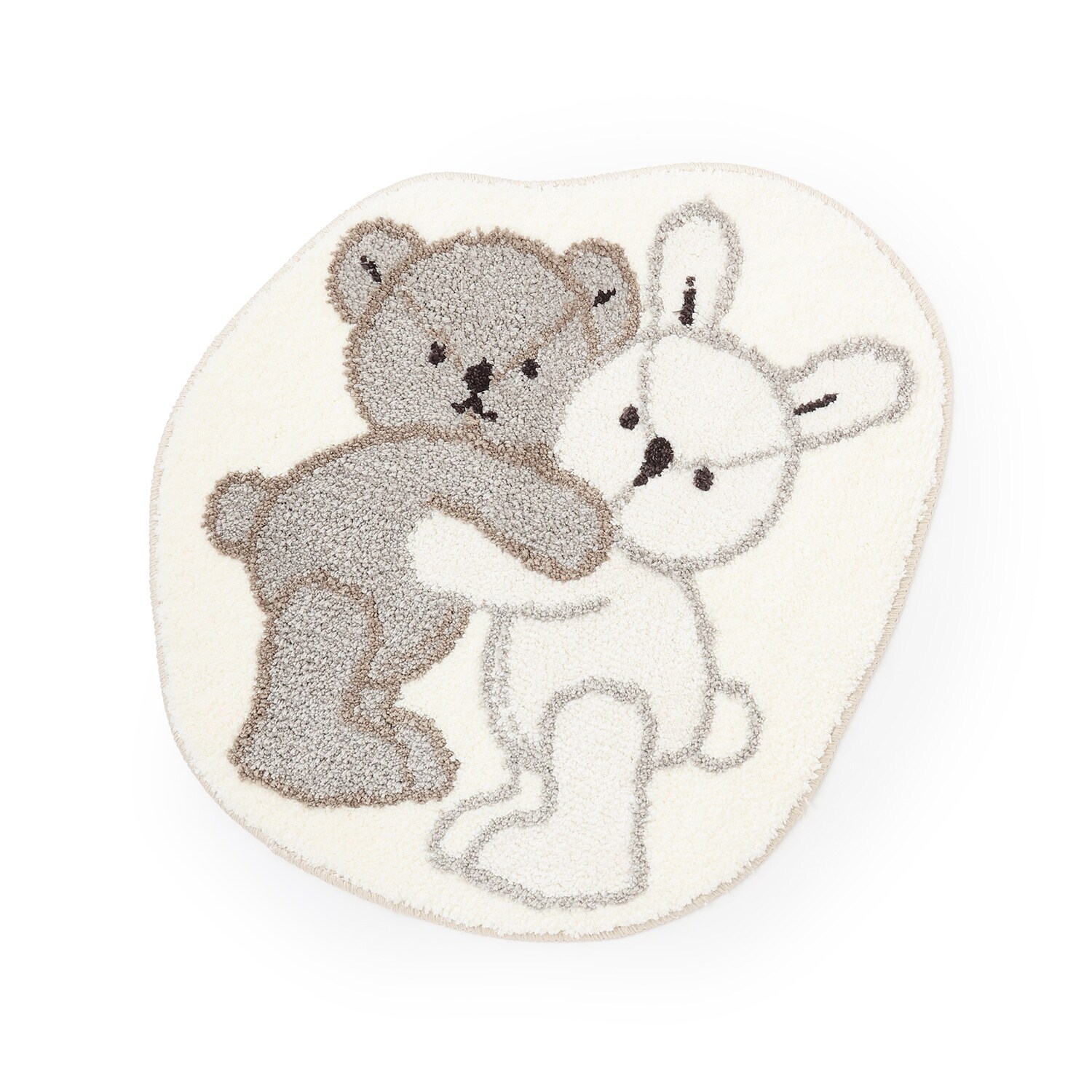 【ふわふわやわらかで気持ちいい】フワフワマシュマロラグマット/LG