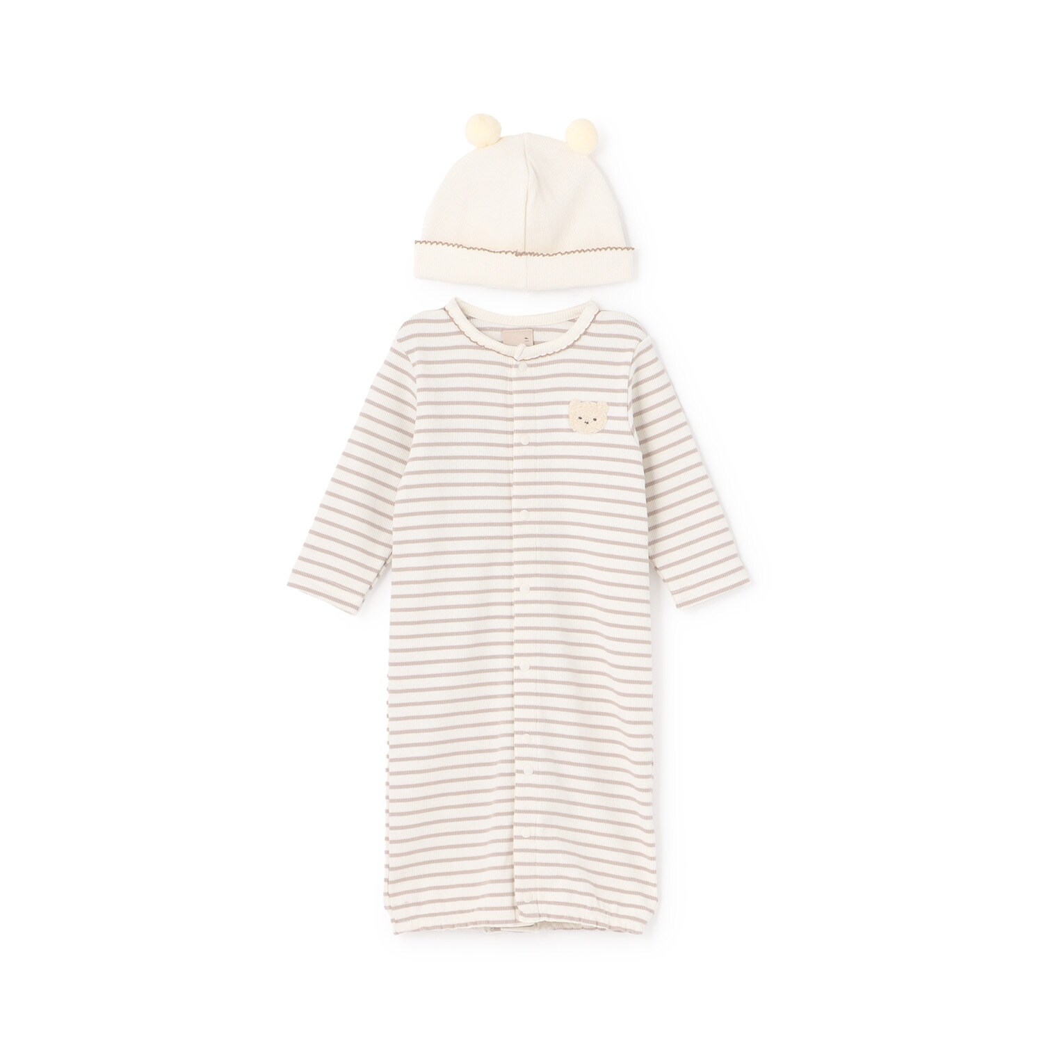 帽子つき2wayオール