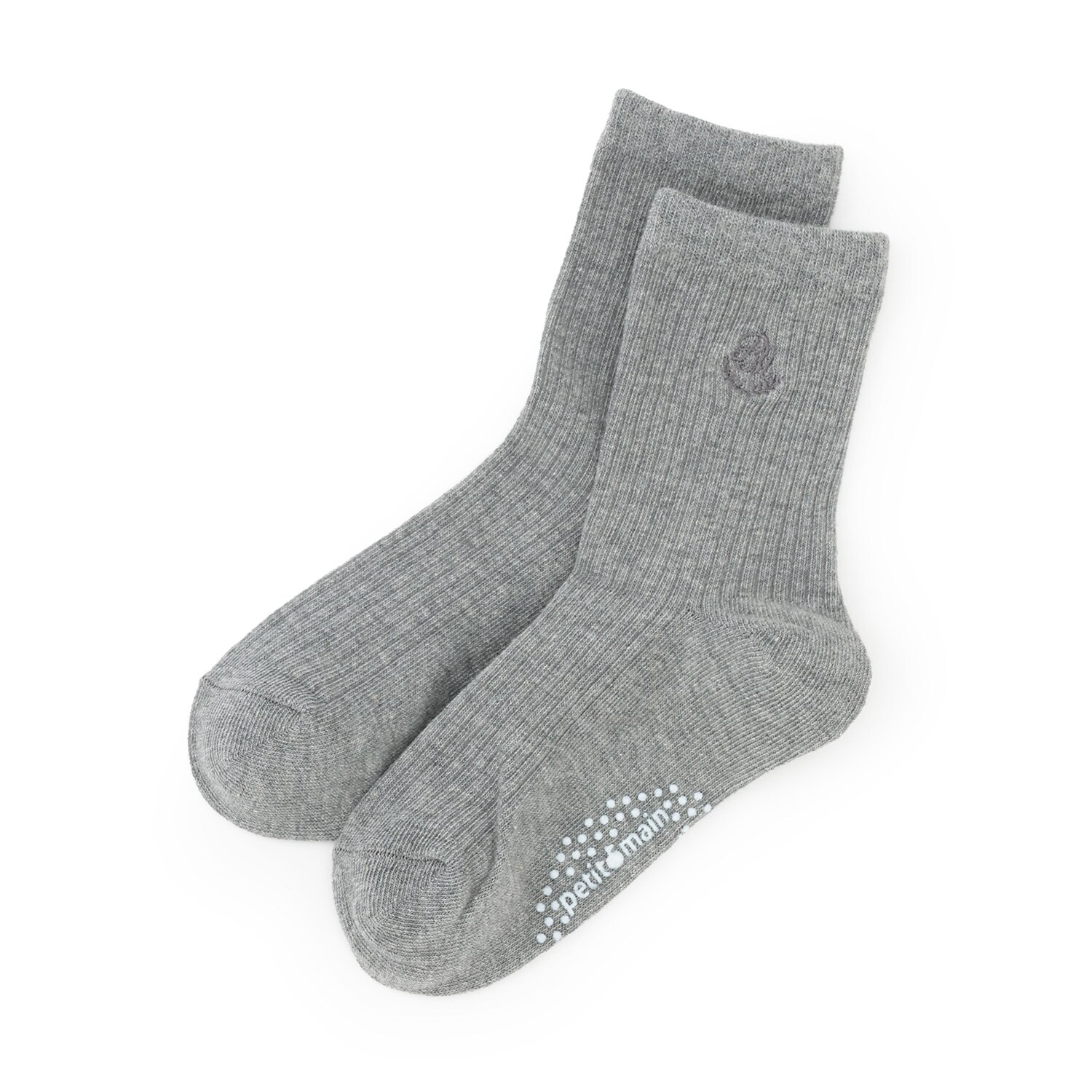 刺しゅうクルーソックス