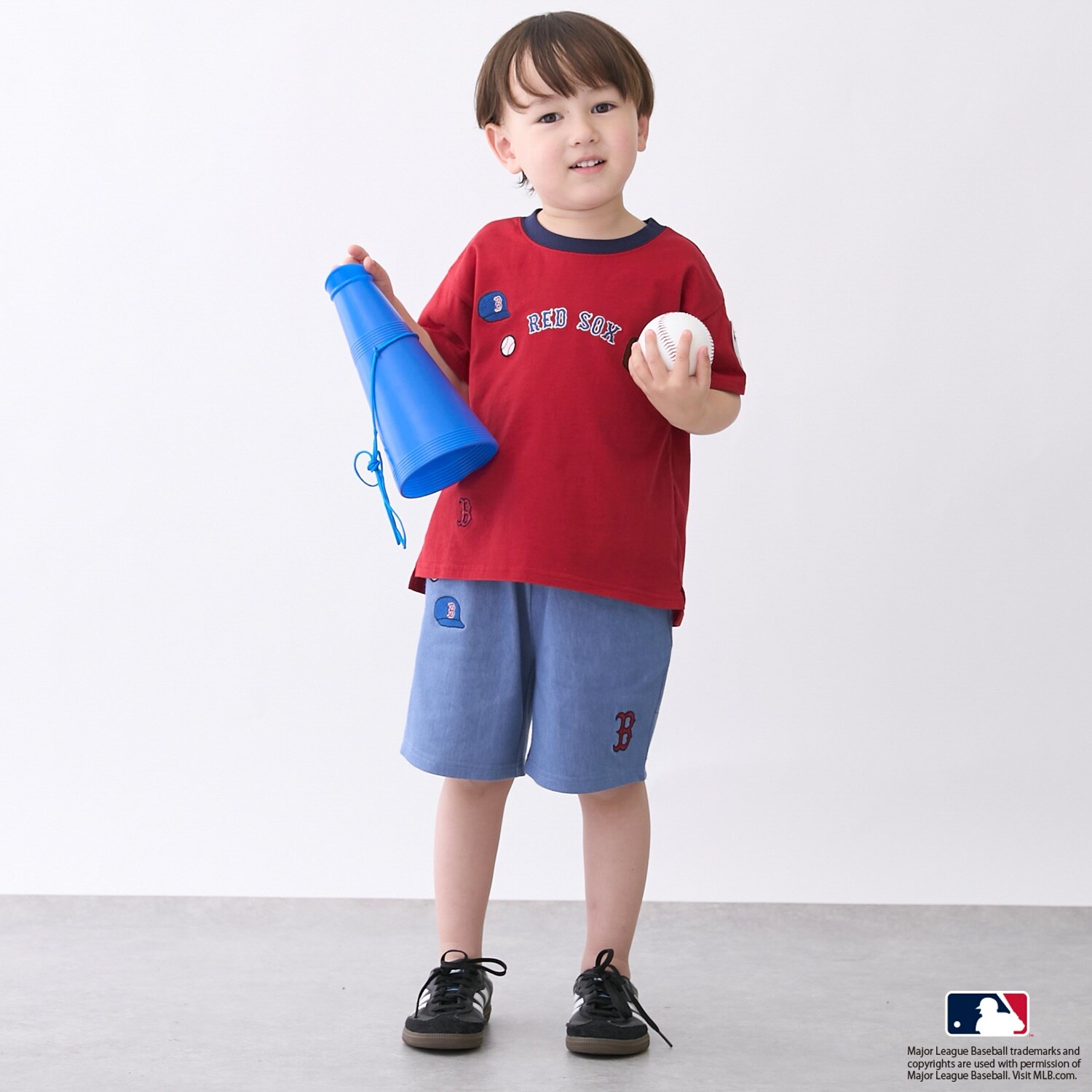 【MLB】カットハーフパンツ